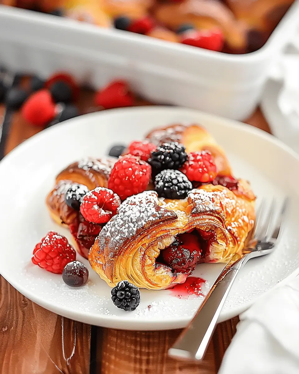Berry Croissant Bake: An Indulgent Morning Delight Recipe