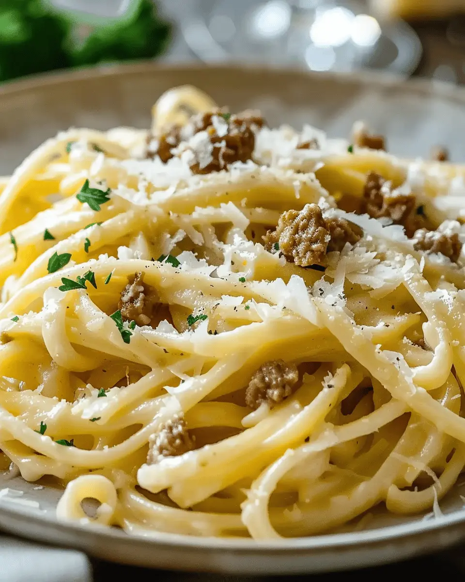 Cheesy Garlic Butter Linguine: An Indulgent Pasta Delight