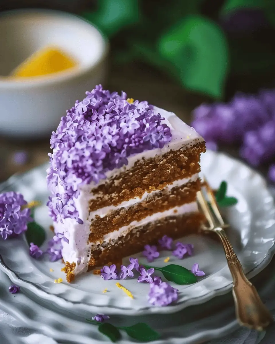 Vegan Lilac Lemon Cake: The Indulgent Treat You’ll Love