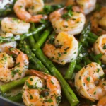 15-Minute Garlic Butter Shrimp and Asparagus
