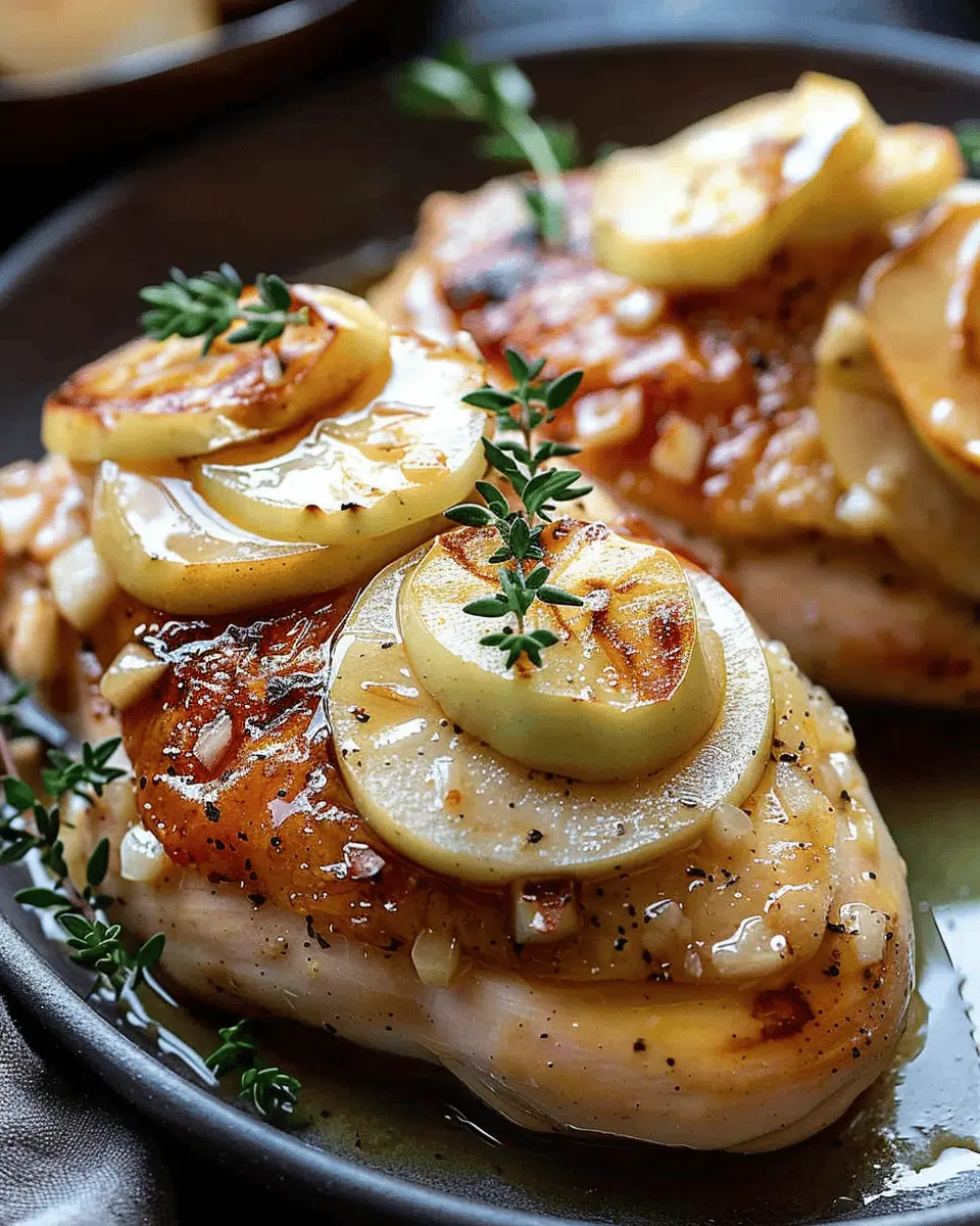 Apple Brie Stuffed Chicken Delight: A Juicy Weeknight Feast