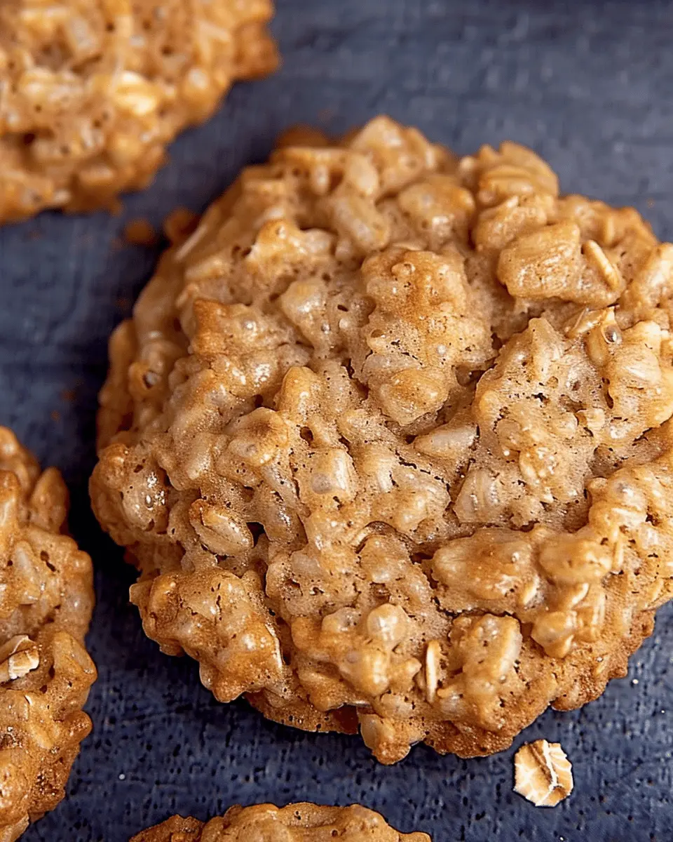 Chewy Rice Krispie Oatmeal Cookies: The Best Homemade Treat