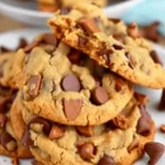 Chocolate Chip Turtle Pudding Cookies