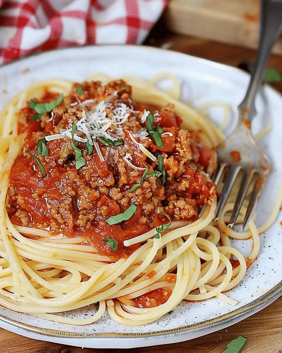 Easy Vegan Spaghetti with “Meat” Sauce: A Quick Delight