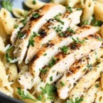 Garlic Parmesan Chicken Pasta (Healthy + One Pot!)
