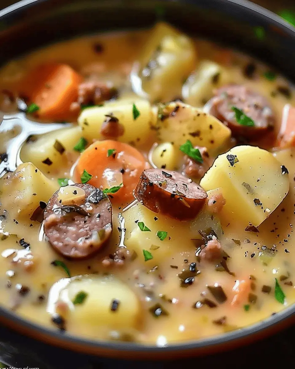 Hearty Potato and Sausage Chowder: The Best Comfort Food Delight