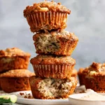 Zucchini Coffee Cake Muffins {Paleo}