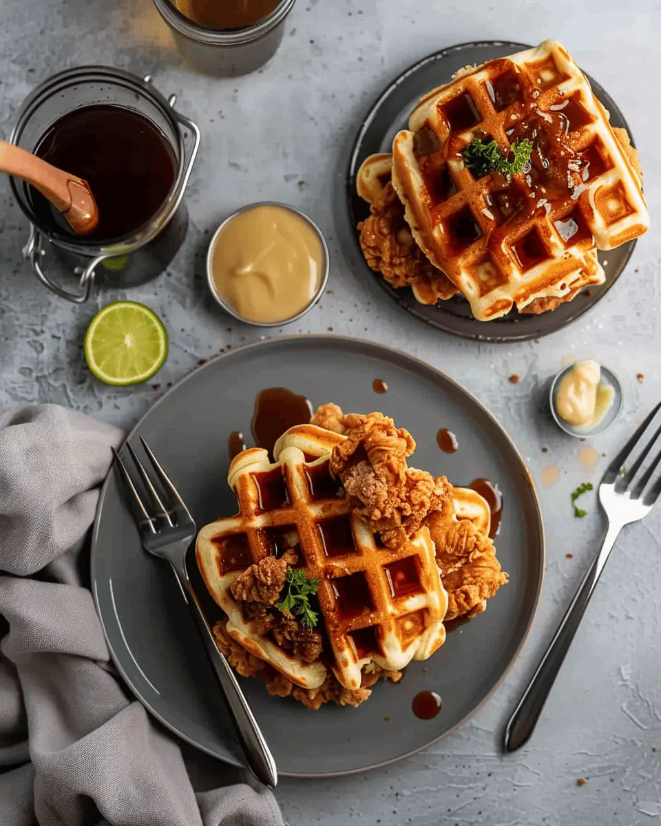 Buttermilk-Brined Southern Fried Chicken & Waffles: The Best Twist
