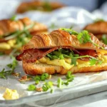 Croissant Breakfast Sandwich (Easy Make-Ahead & Freezer-Friendly)