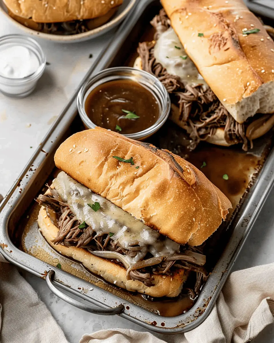 Slow Cooker French Dip Sandwiches: Easy, Juicy Comfort Food