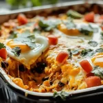 Cheesy Baked Huevos Rancheros Casserole for Busy Mornings