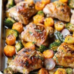 Sheet Pan Maple Mustard Roasted Chicken