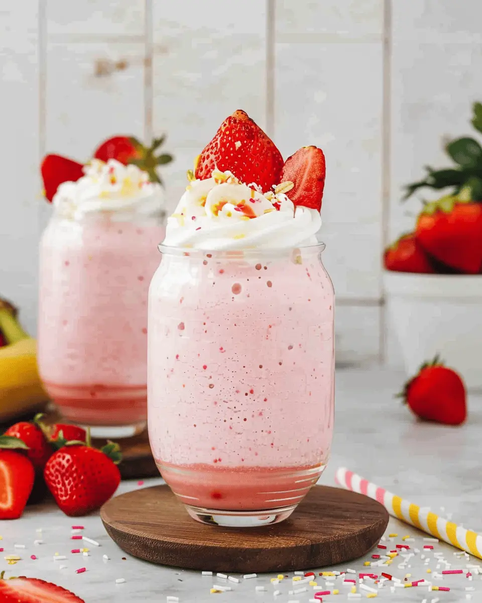 Strawberry Banana Milkshake: The Best Indulgent Treat at Home