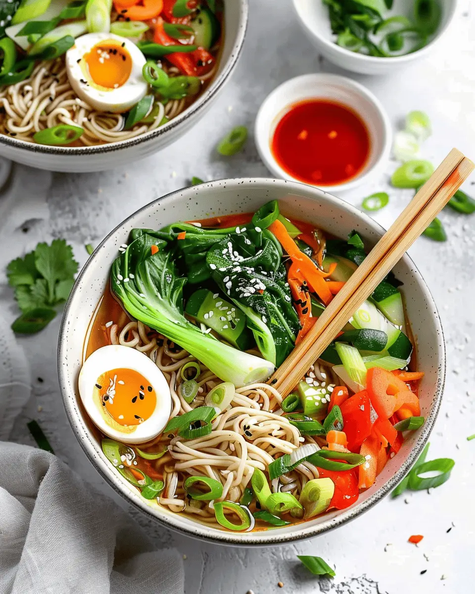 10-Minute Vegetable Ramen Noodles