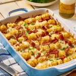 Chicken Bacon Ranch Tater Tot Casserole