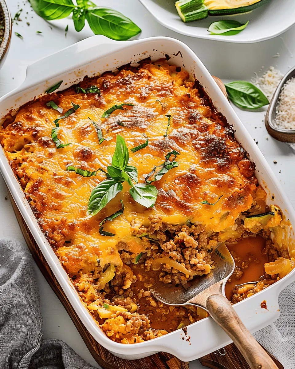 Italian Ground Beef Zucchini Casserole: Easy Family Comfort Food