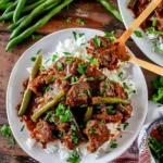 Braised Beef and Green Bean Stew (Lebanese Lubee)