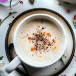 Chamomile Rose Tea Latte