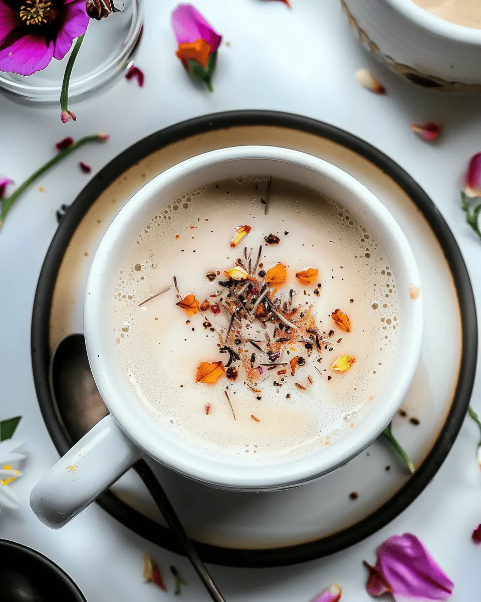 Chamomile Rose Tea Latte: A Blissful Brew for Cozy Moments