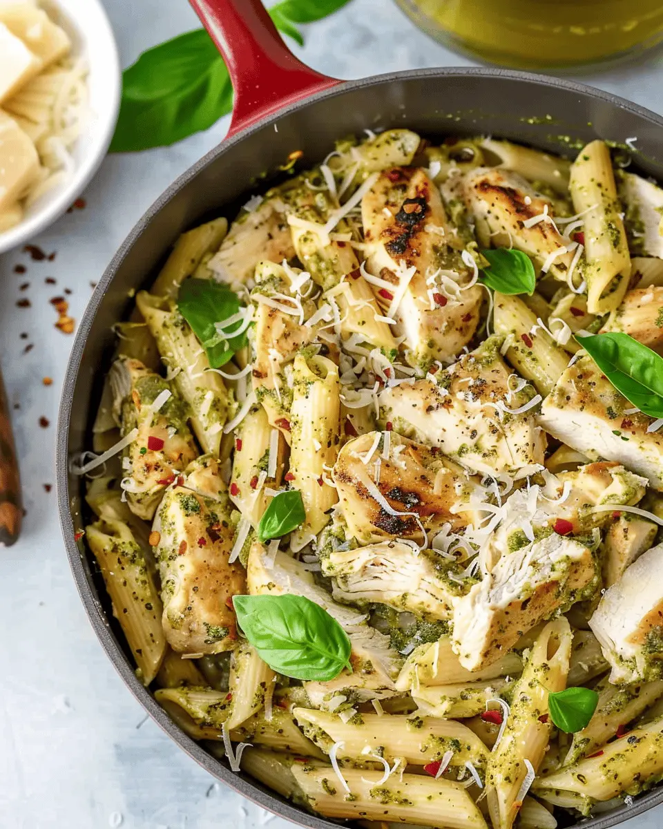 Creamy Chicken Pesto Pasta: Easy Weeknight Indulgence Recipe