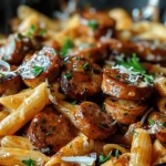 Sticky Honey Garlic Sausage Pasta Skillet: One-Pan Sweet & Savory Dinner