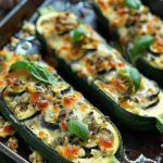 Stuffed Zucchini with Ricotta
