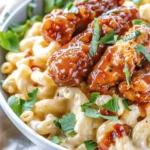 Copycat Applebee’s Honey Pepper Chicken Mac and Cheese