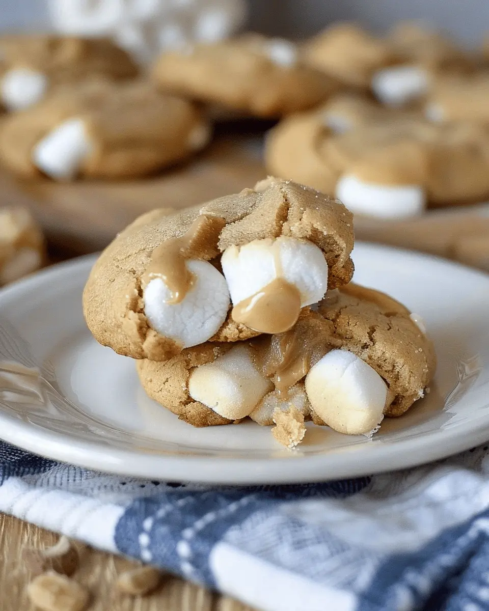 Peanut Butter Marshmallow Cookies: The Best Fluffernutter Treat