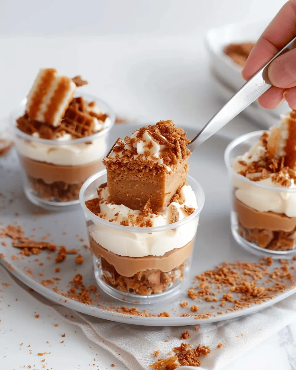High-Protein No-Bake Biscoff Cheesecake Cups: Easy & Indulgent Delight