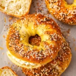 High Protein Bagels with Cottage Cheese