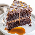 Salted Caramel Chocolate Cake (Caramel Chocolate Frosting)