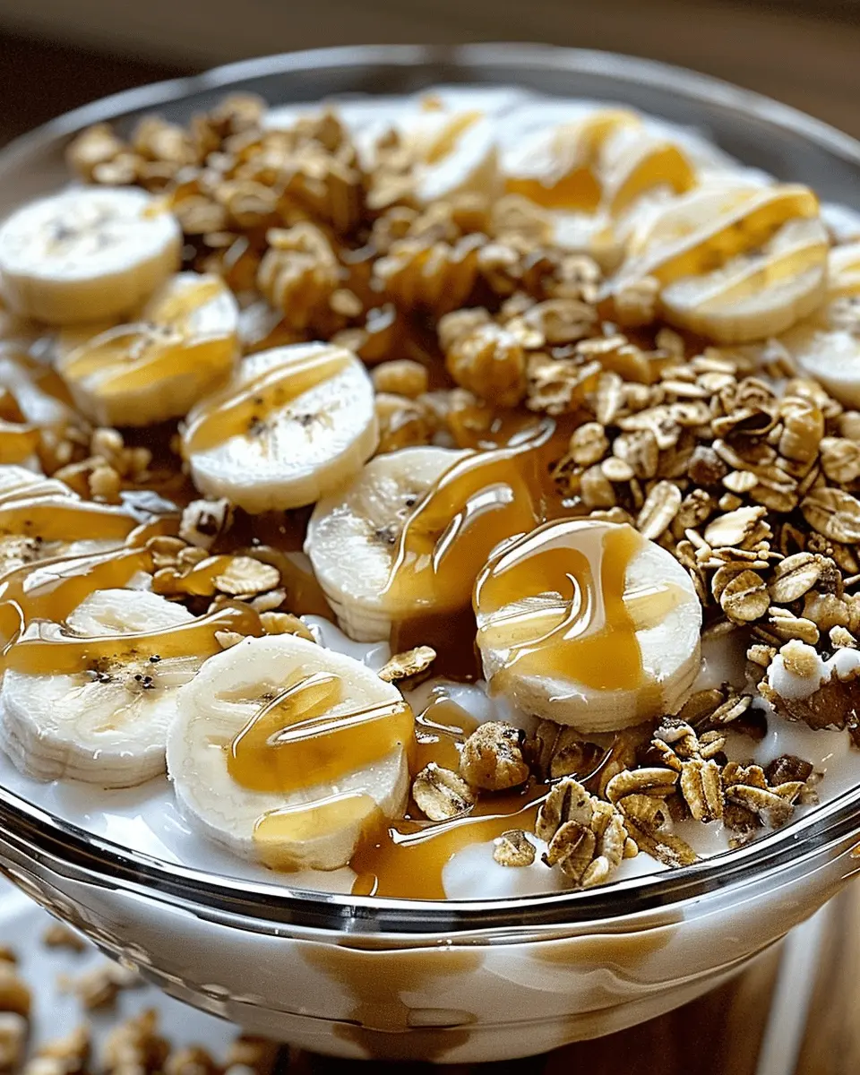 Salted Caramel Banana Yogurt Bowl: An Easy, Indulgent Treat