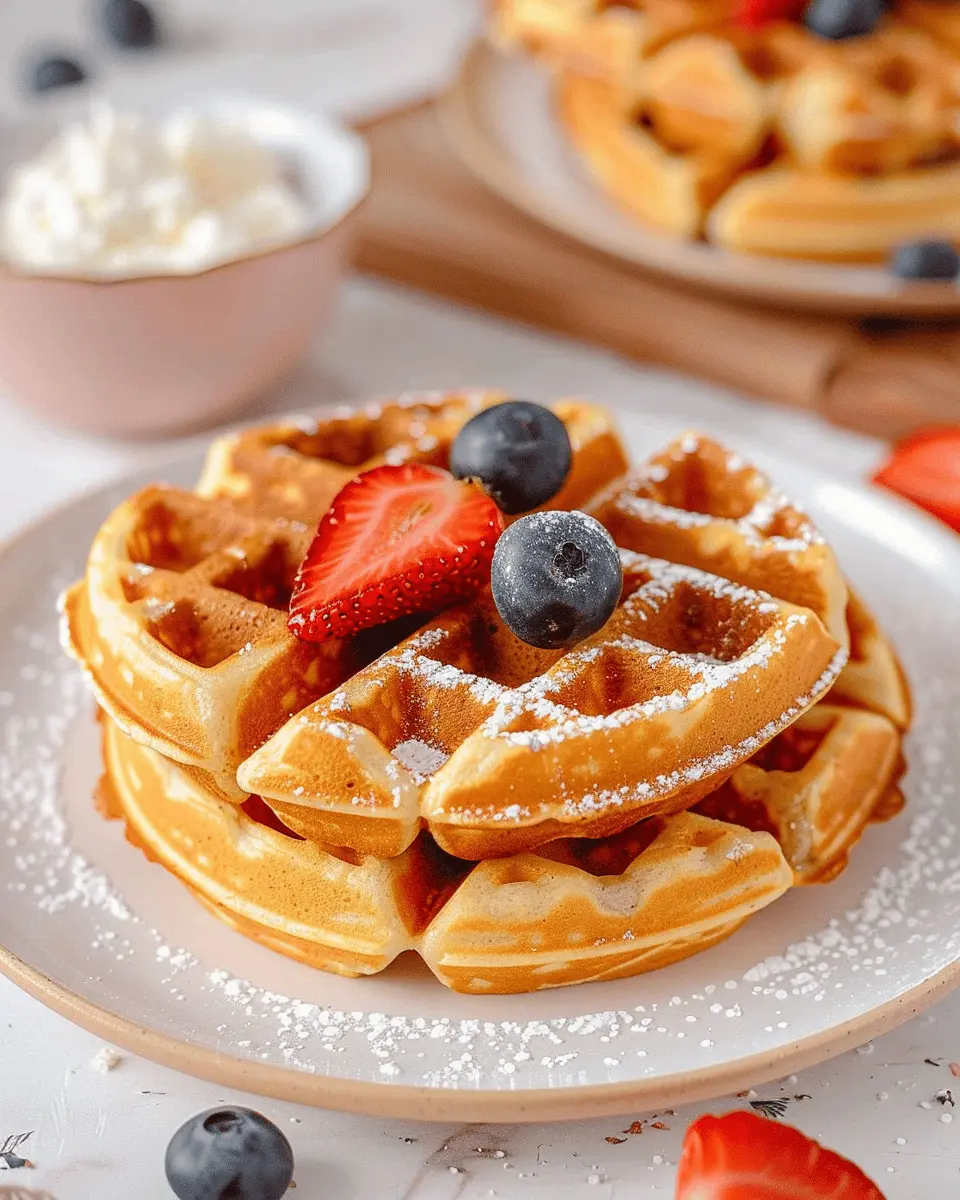Cottage Cheese Waffles with Turkey Bacon: Easy and Delicious