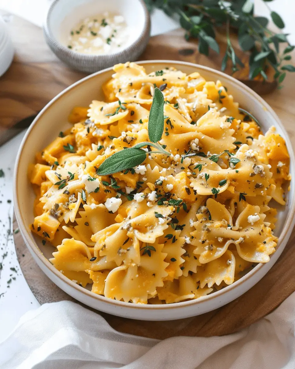 Baked Butternut Squash Feta Pasta: The Best Cozy Comfort Dish