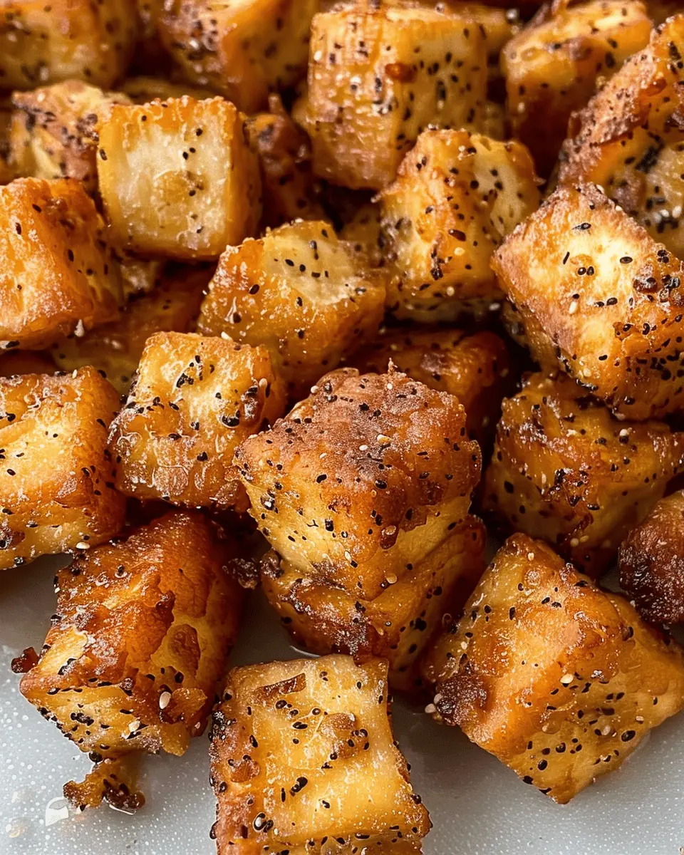 Crispy Pan Fried Tofu
