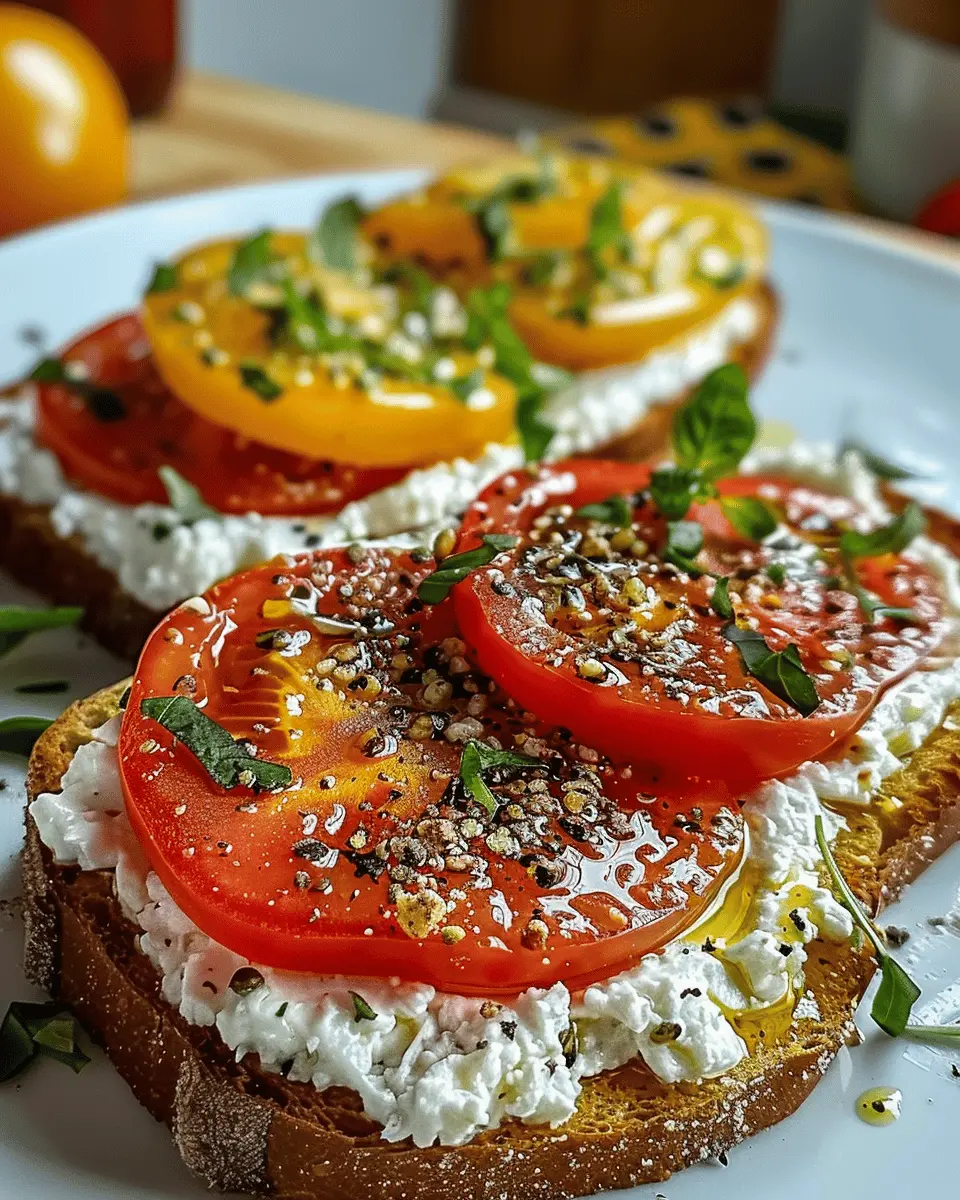 Tomato and Cottage Cheese Toast: A Simple and Delicious Recipe