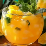 Refreshing Summer Tropical Pineapple Lemonade Punch