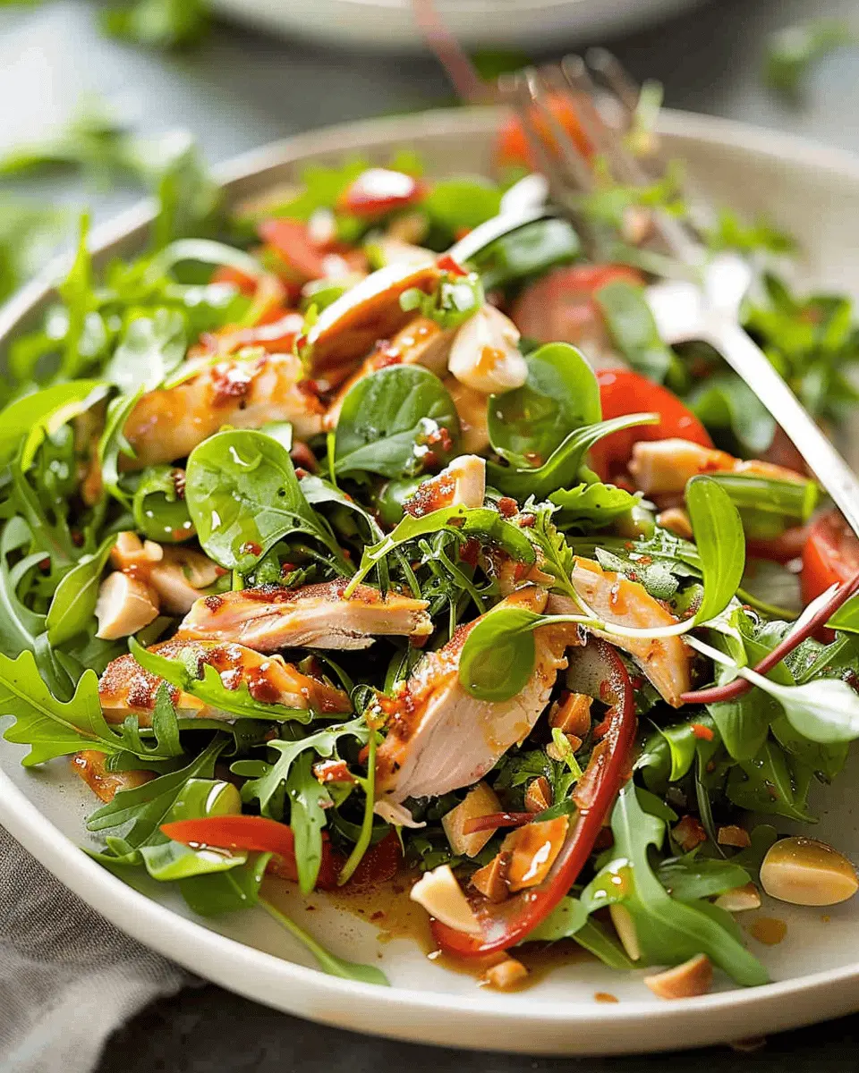 Thai Chicken Salad: Easy & Fresh with a Savory Twist