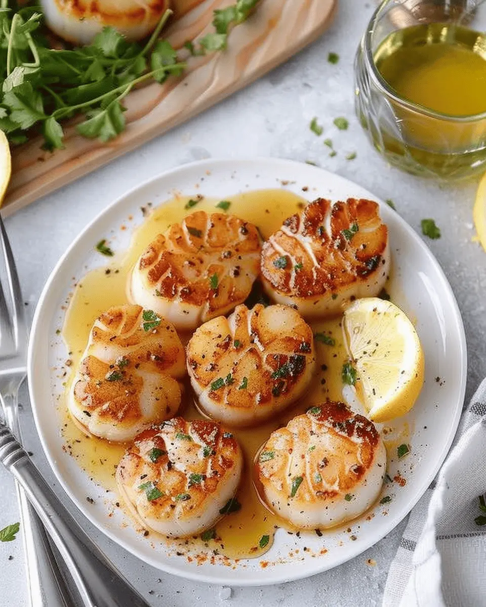 Seared Scallops with Lemon Butter Sauce: A Simple, Delicious Treat