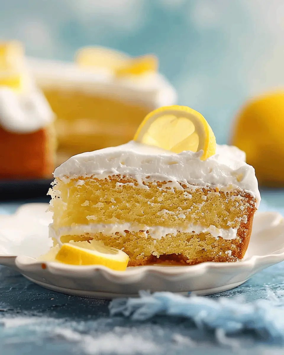 One Layer Lemon Cake: Easy Recipe for a Refreshing Treat