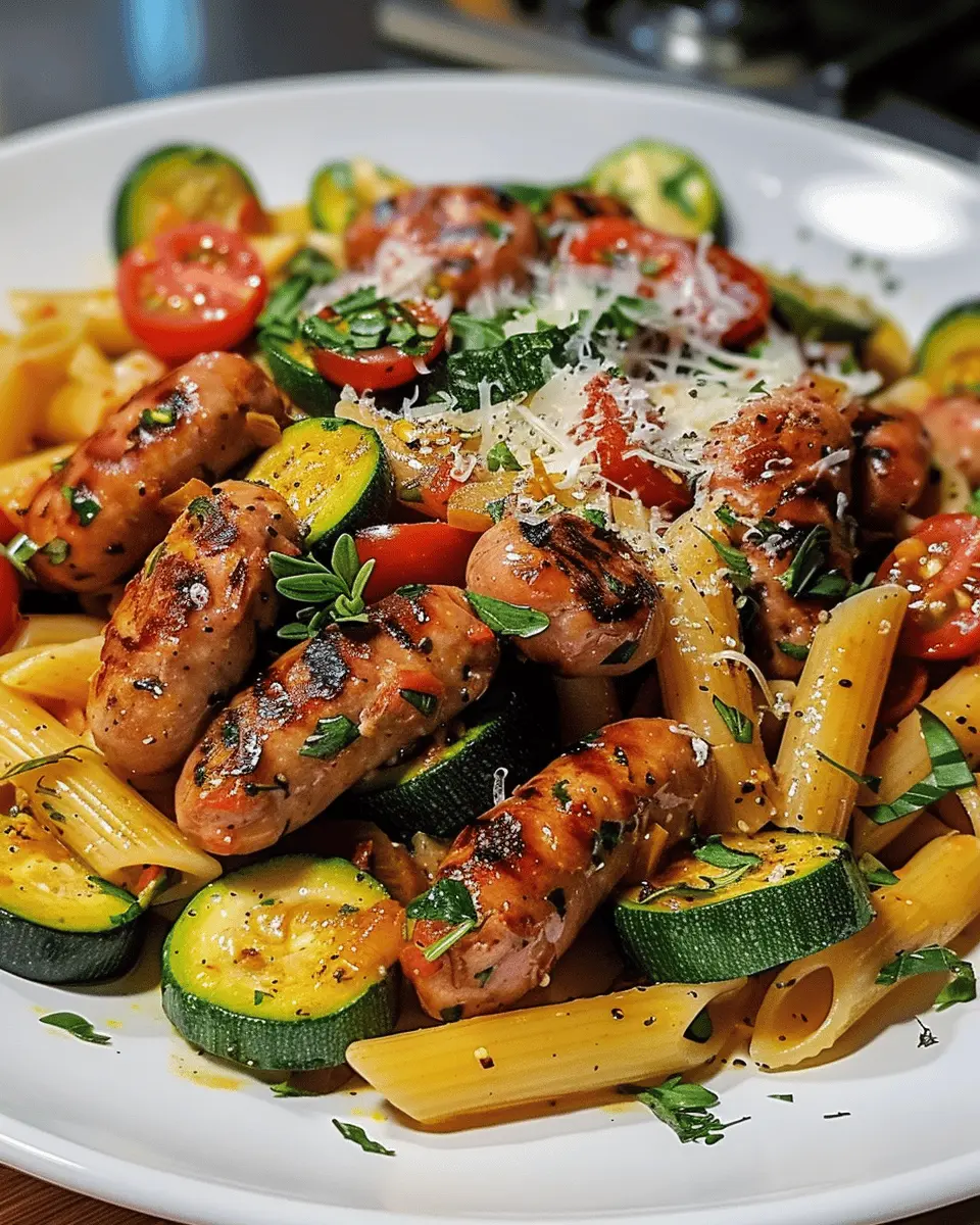 Chicken Sausages with Zucchini: Easy Pasta Dish You’ll Love