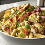 Juicy Chicken Bacon Ranch Pasta Salad You’ll Crave Daily