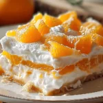 No Bake Orange Dreamsicle Lasagna