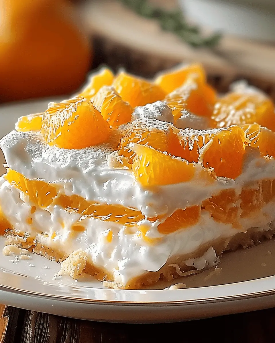 No Bake Orange Dreamsicle Lasagna: A Refreshing Summer Treat