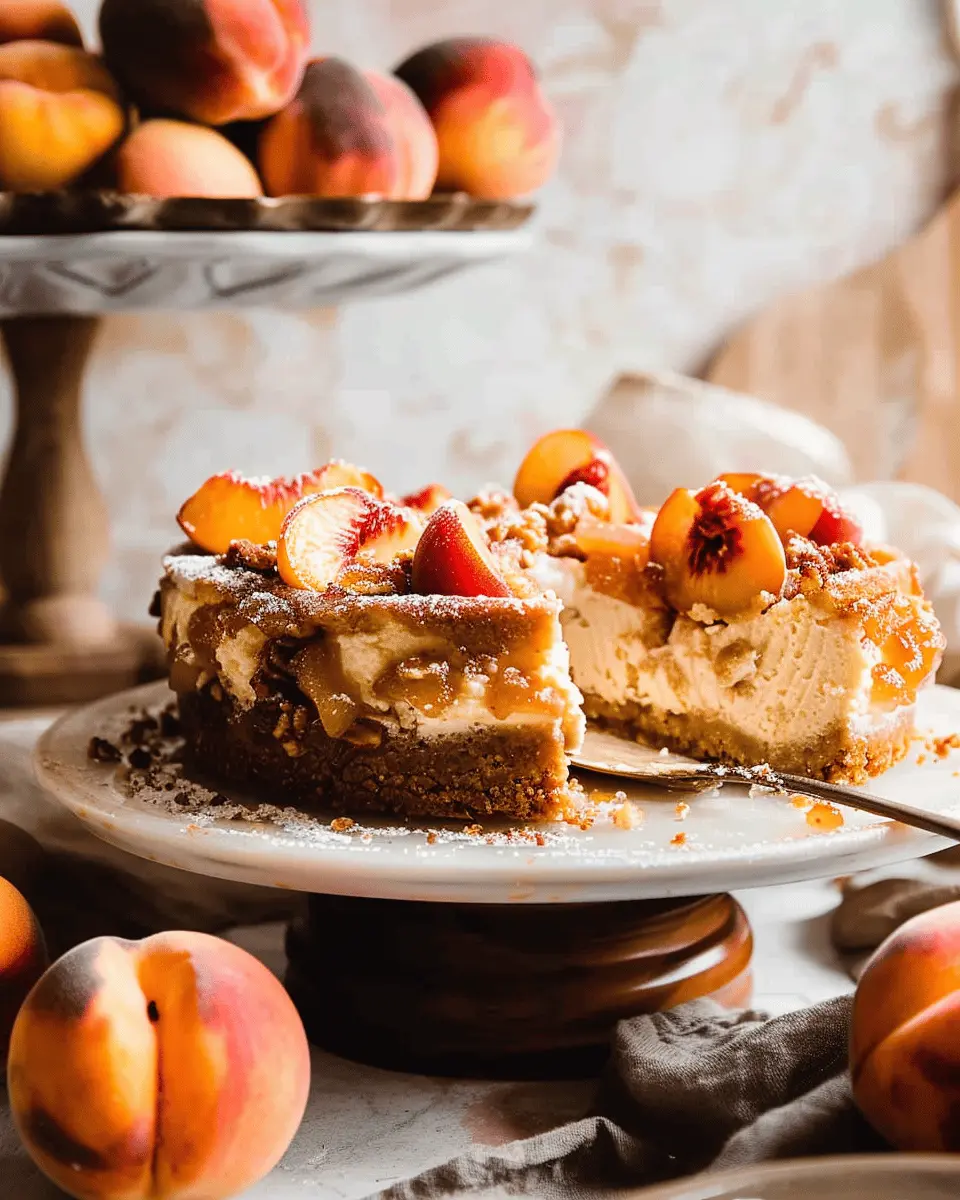 Peach Cobbler Cheesecake: The Best Indulgent Dessert Recipe