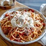 Burst Tomato Pasta with Creamy Burrata