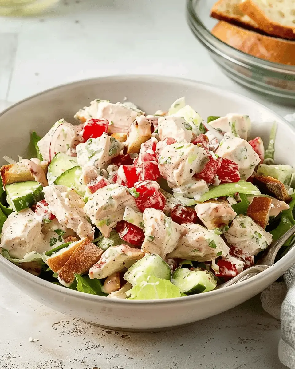 BLT Chicken Salad with Turkey Bacon: A Fresh Twist on Classic Flavors