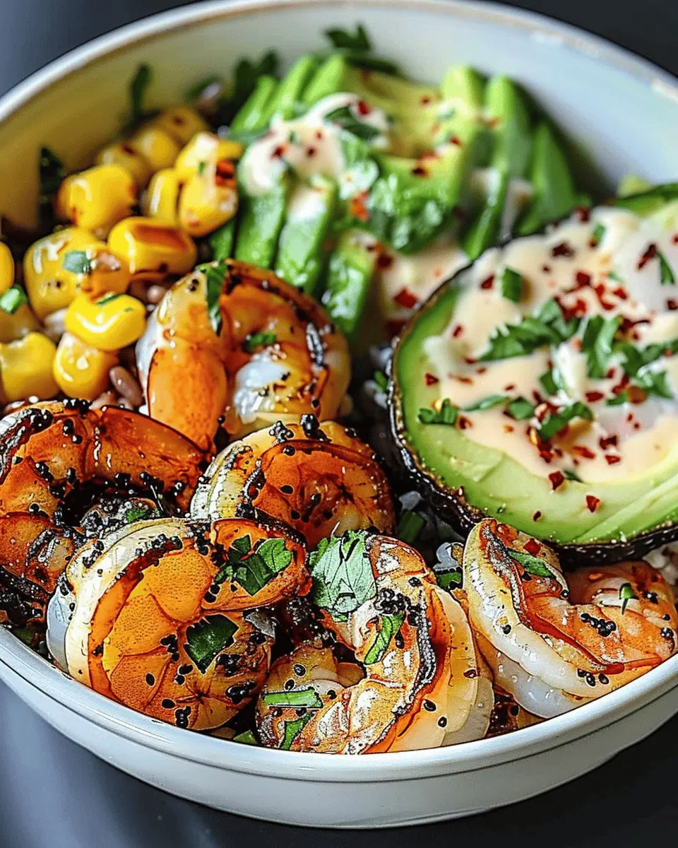 Shrimp Bowl with Avocado: A Fresh and Easy Delight for All