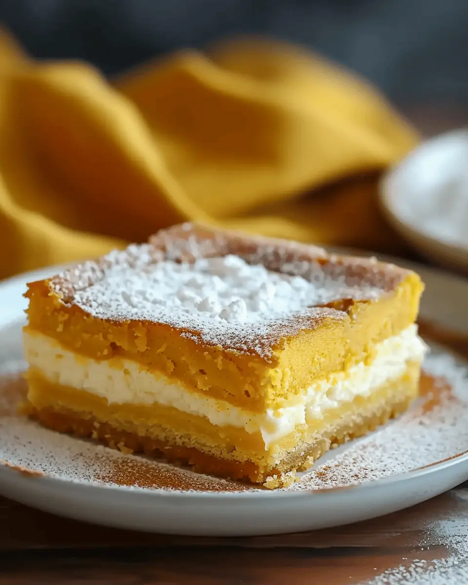 Pumpkin Magic Custard Cake: Easy Irresistible Recipe for Fall