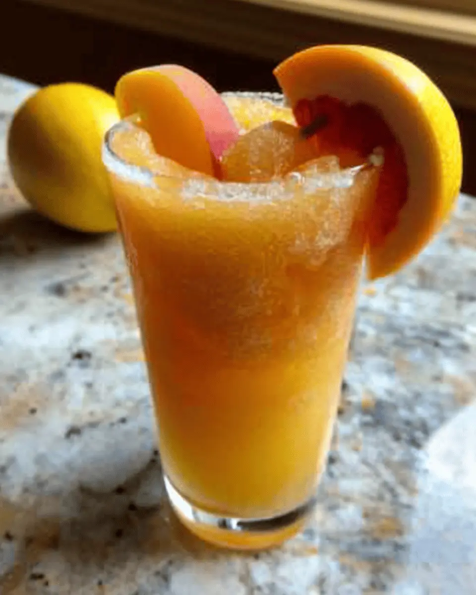 5-Minute Frozen Peach Lemonade Recipe for Refreshing Summer Bliss